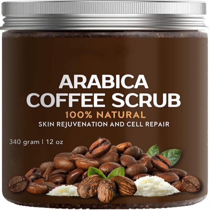 De natuurlijke Arabica Koffie schrobt voor Zwangerschapsstrepen, schrobt het Aanhalende Lichaam van de Acnehuid
