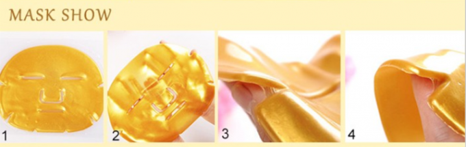 Het kristal gezichtsmasker Anitiaging die van het Mendior24k Gouden collageen gezichtsmasker stabiliseren